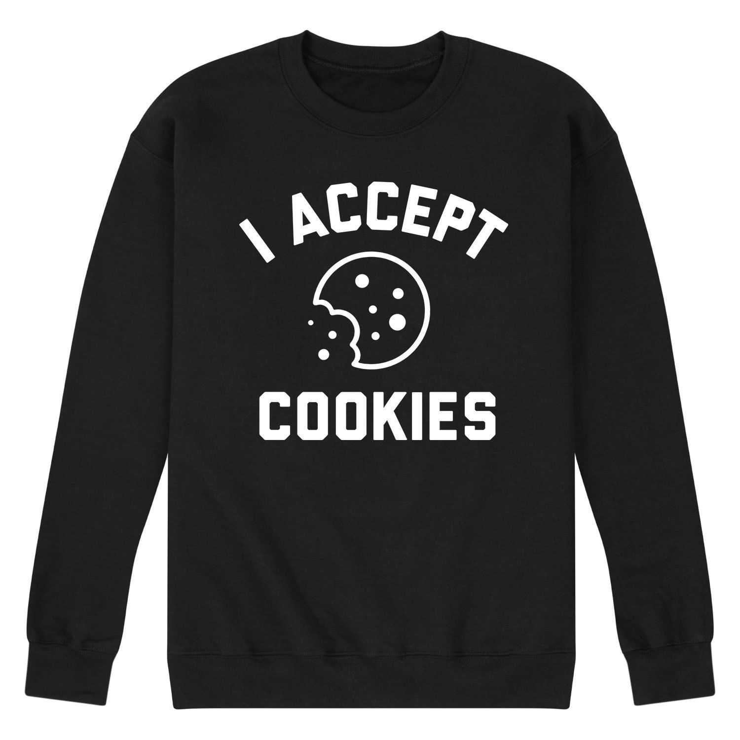 

Мужской свитшот I Accept Cookies Licensed Character