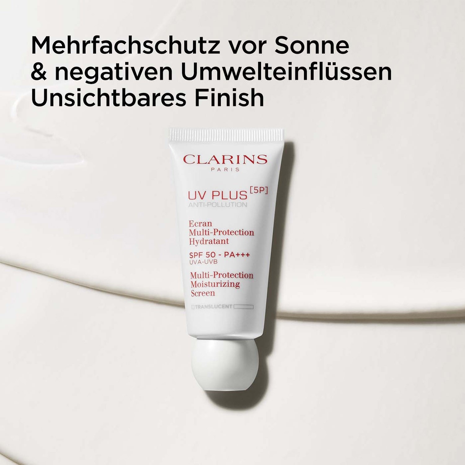 Солнцезащитный крем hydra-essentiel uv plus [5p] spf 50 Clarins, объем 30 мл — фото 3