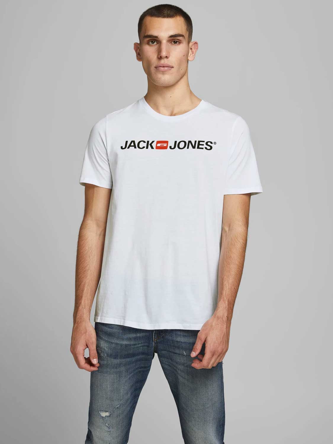 

Футболка Jack & Jones CORP LOGO, белый