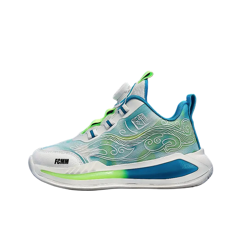 

Легкие кроссовки для бега с амортизацией и дышащей конструкцией для детей FCMM, зеленый