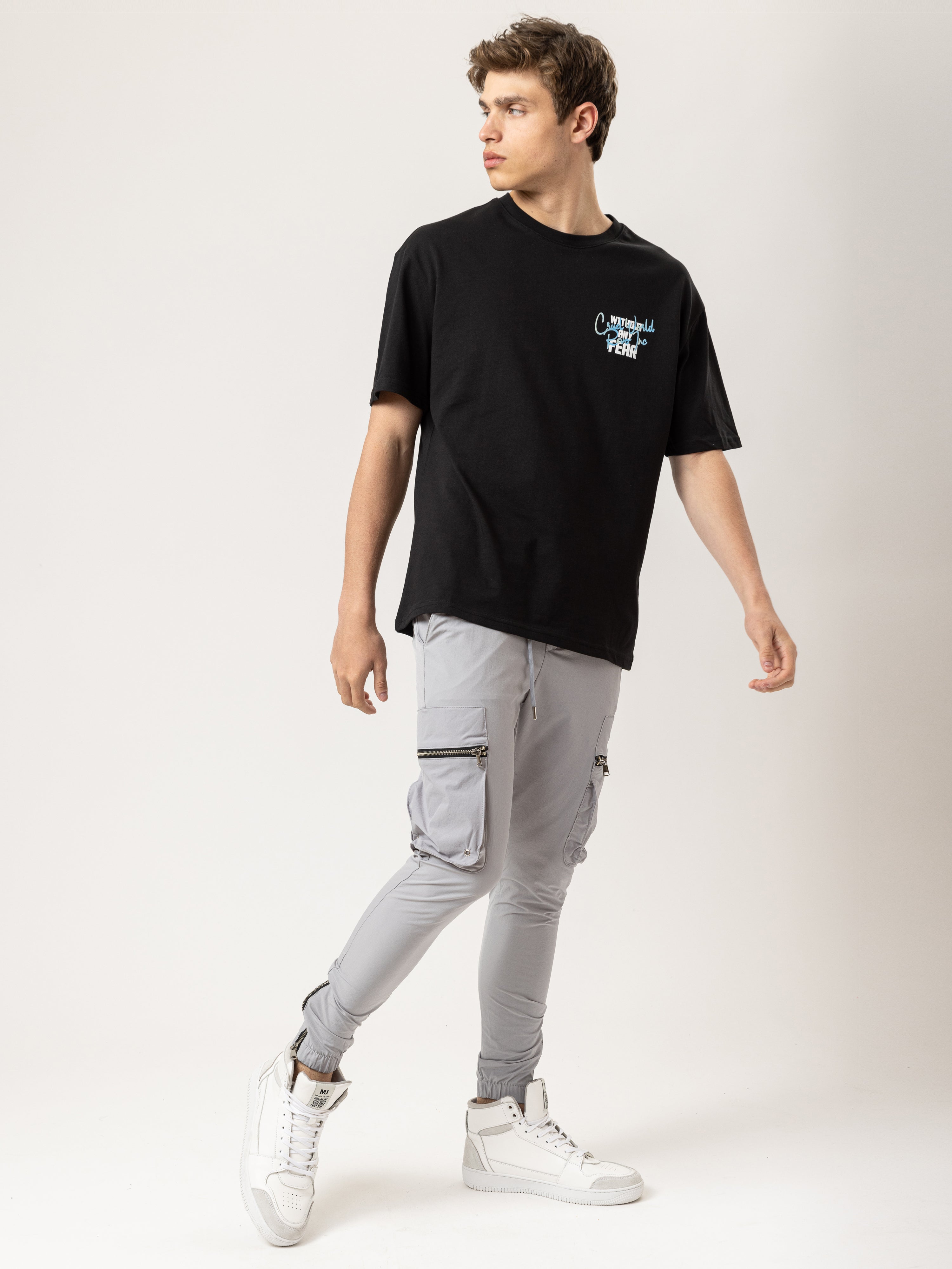 

Мужские тканые брюки-карго Mania, серый