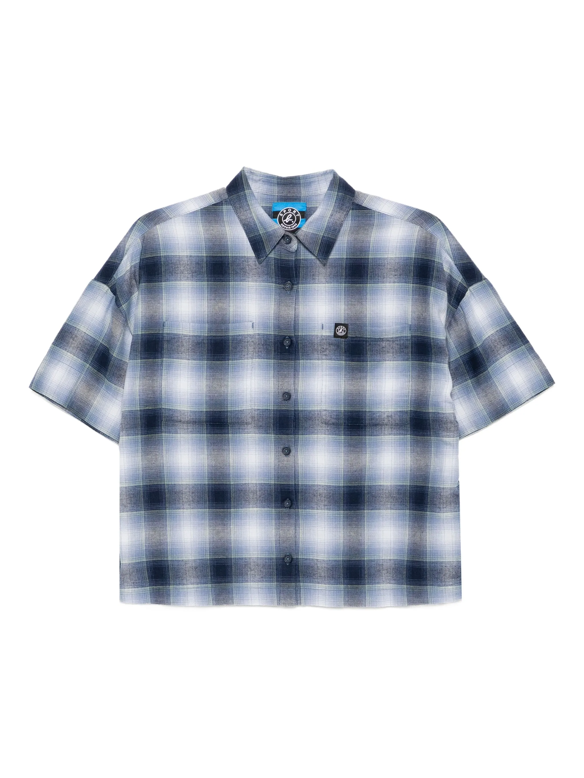 

Рубашка в клетку Sport B. By Agnès B., синий