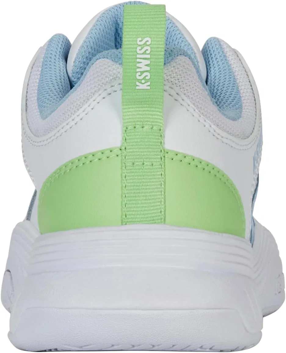 Кроссовки теннисные K-Swiss Court Express 2, White/Dutch Canal/Paradise Green — фото 4