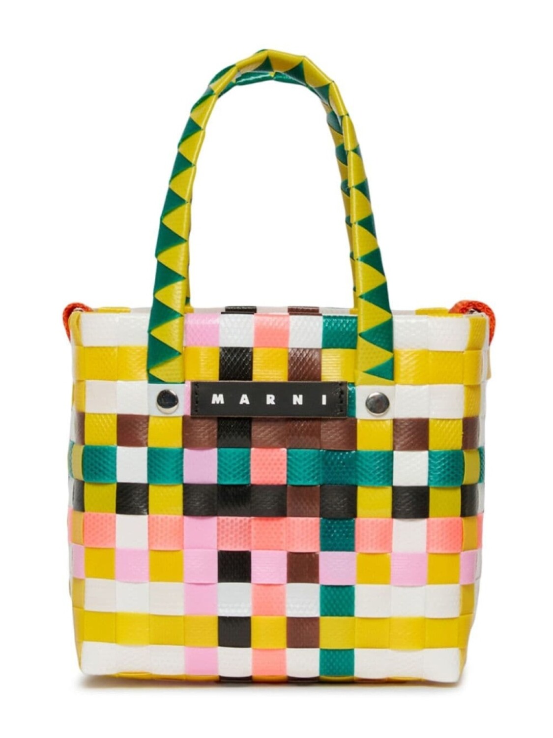 

Сумка-тоут micro Basket Marni Kids, желтый