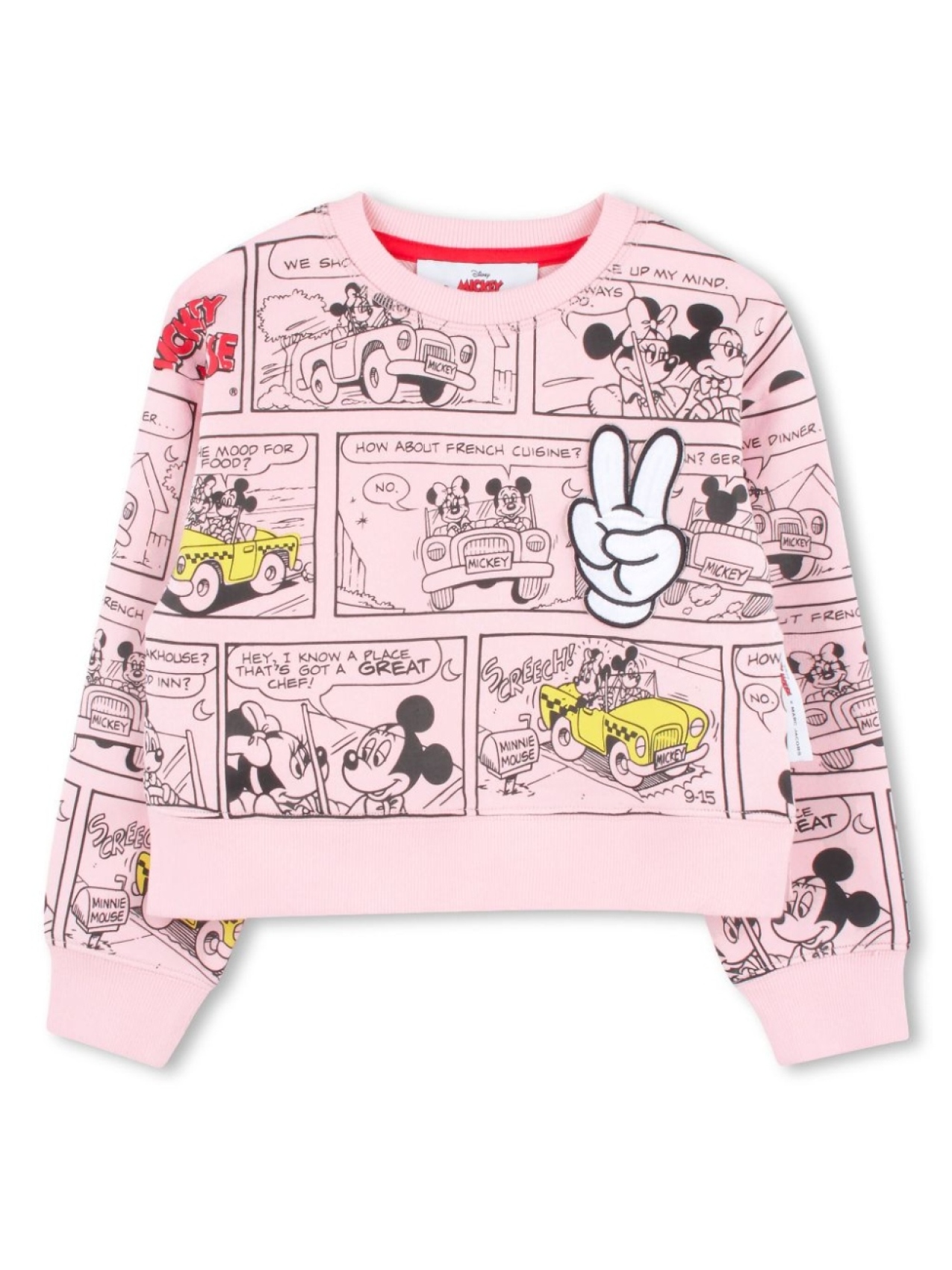 

Marc Jacobs Kids толстовка с принтом из коллаборации с Disney, розовый