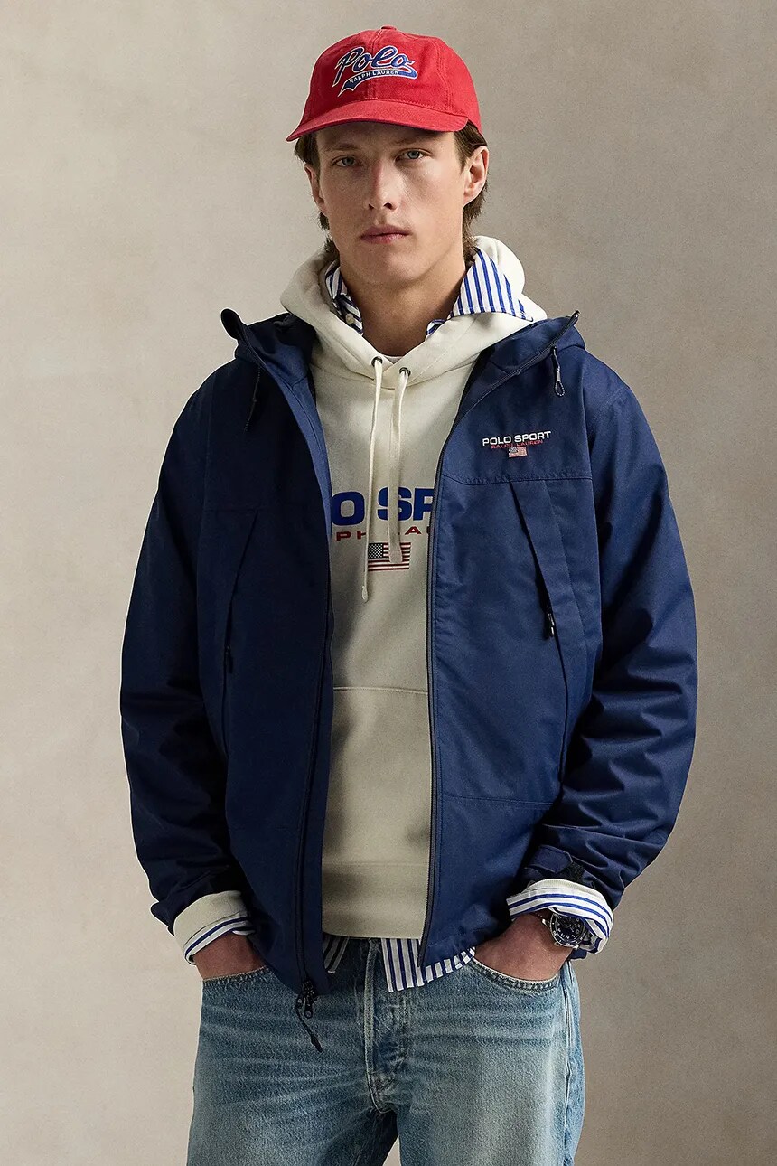 

Плащ Polo Ralph Lauren, темно-синий