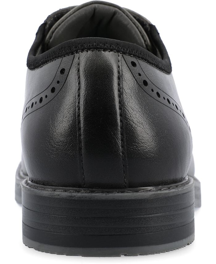 Мужские гибридные модельные туфли из пеноматериала Ozzy Wingtip Tru Comfort Vance Co., серый — фото 3