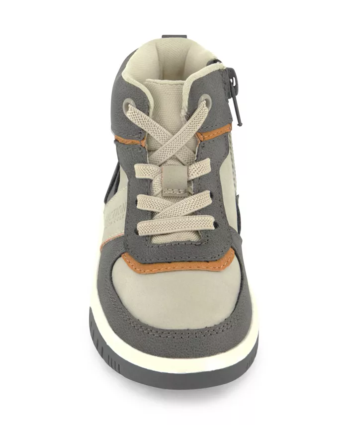 Мальчиковые кроссовки Cyril Amir High Top для малышей Kenneth Cole New York, серый — фото 3