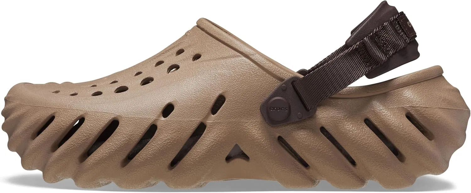 Кроксы Unisex Echo Clogs Wooden Shoes Crocs, Latte