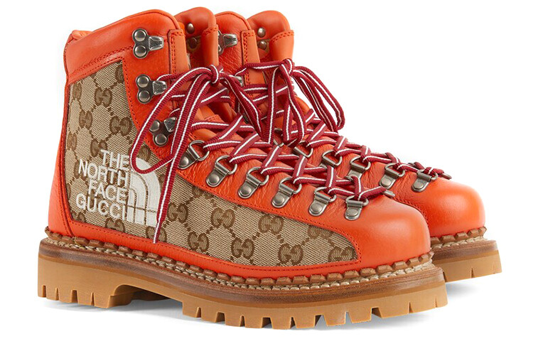 

Ботинки мужские The North Face x Gucci, оранжевый / коричневый