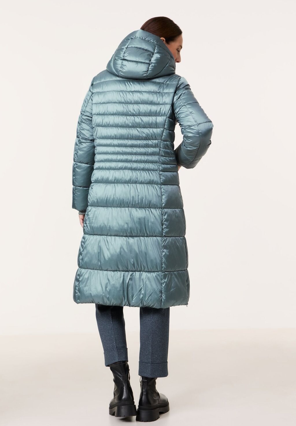 

Зимнее пальто STEPP MIT INLAY Gerry Weber, бирюзовый