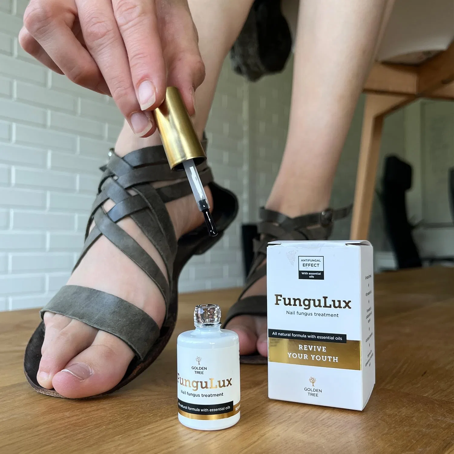 Гель для ухода за ногтями FunguLux Essential Oil от Golden Tree Golden Tree — фото 2