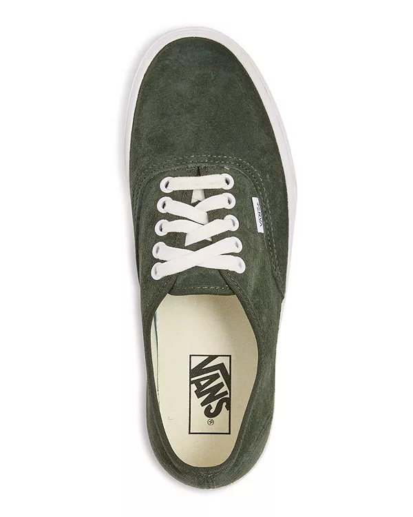 Мужские кроссовки из натуральной замши Vans, зеленый — фото 2
