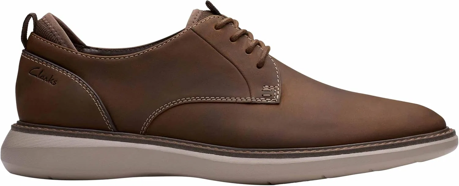 Туфли Clarks Herren Brantin Plain, 2-Beeswax Leather