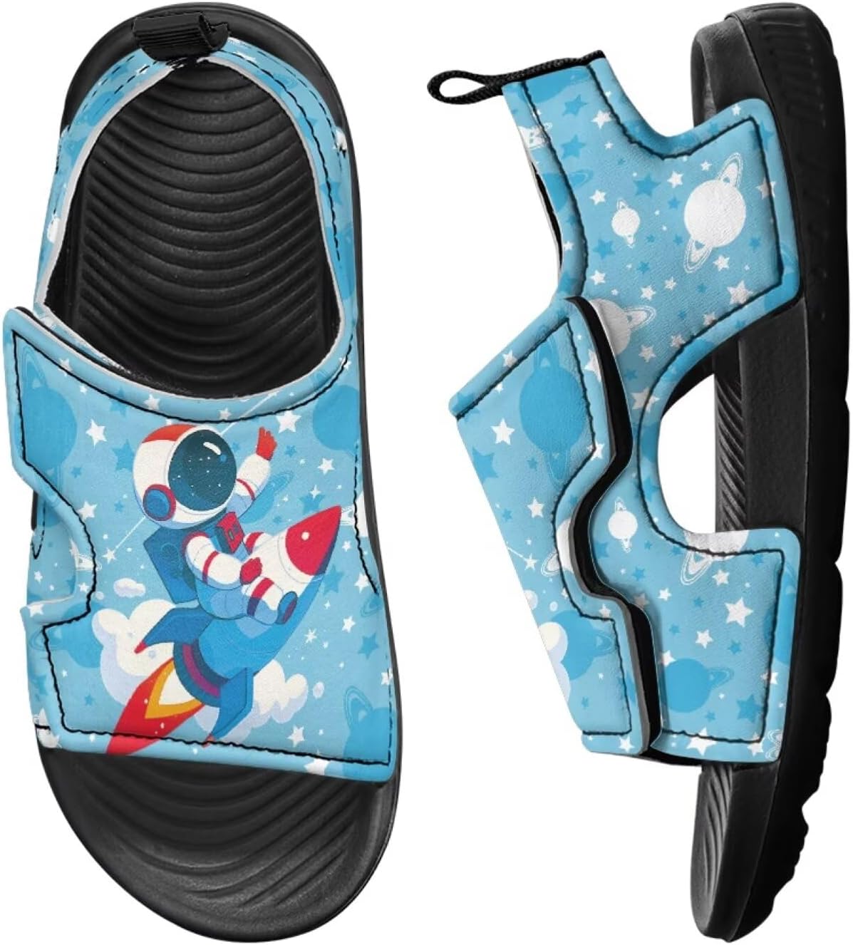 

Детские сандалии для мальчиков, спортивные, походные, с закрытым носком, для девочек, школьные подарки, удобные, легкие, для дошкольников Cugasmaru, синий