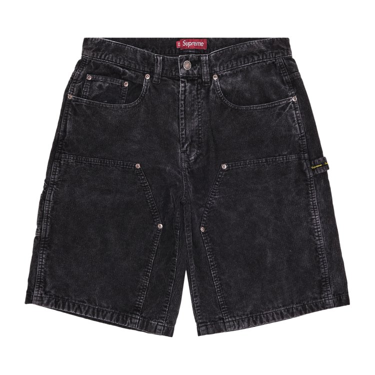 

Шорты Supreme Washed Corduroy Double Knee Painter Short, черный