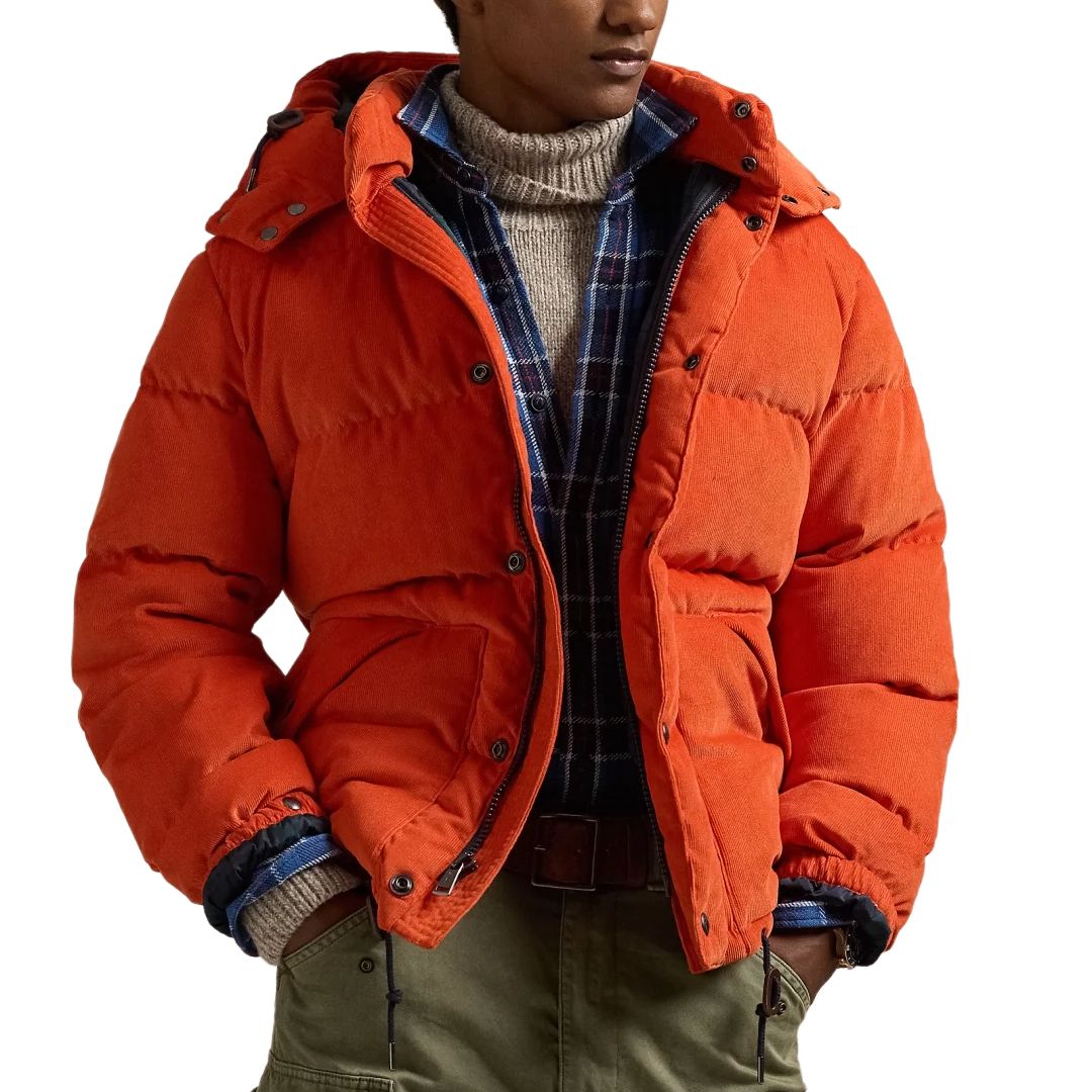 Пуховик мужской Preppy Orange Polo Ralph Lauren — фото 2