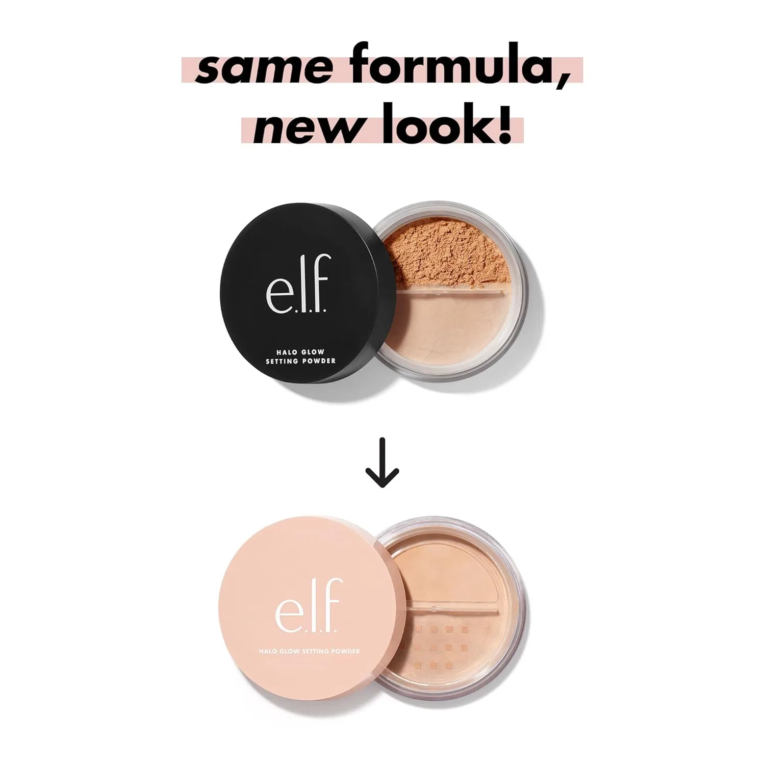 Рассыпчатая пудра Halo Glow Setting Powder, светло-розовая E.L.F., Light Pink — фото 3