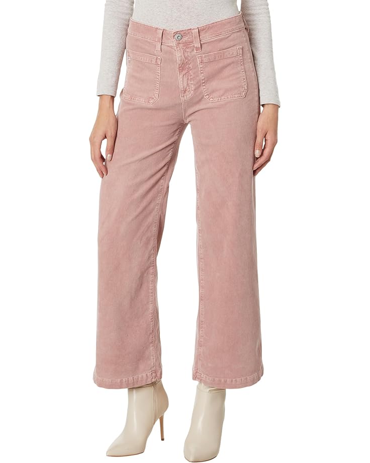 

Джинсы AG Jeans Kassie High-Rise Wide Leg Crop in Hi-White Rosy Blush, белый