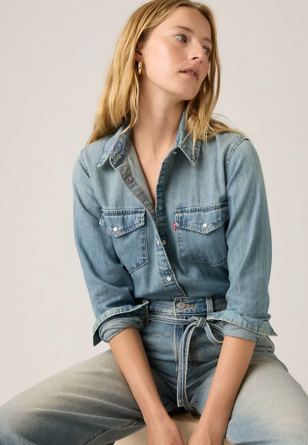 Знаменитая блузка в стиле вестерн с пуговицами Levi'S, Bite Back Western — фото 3