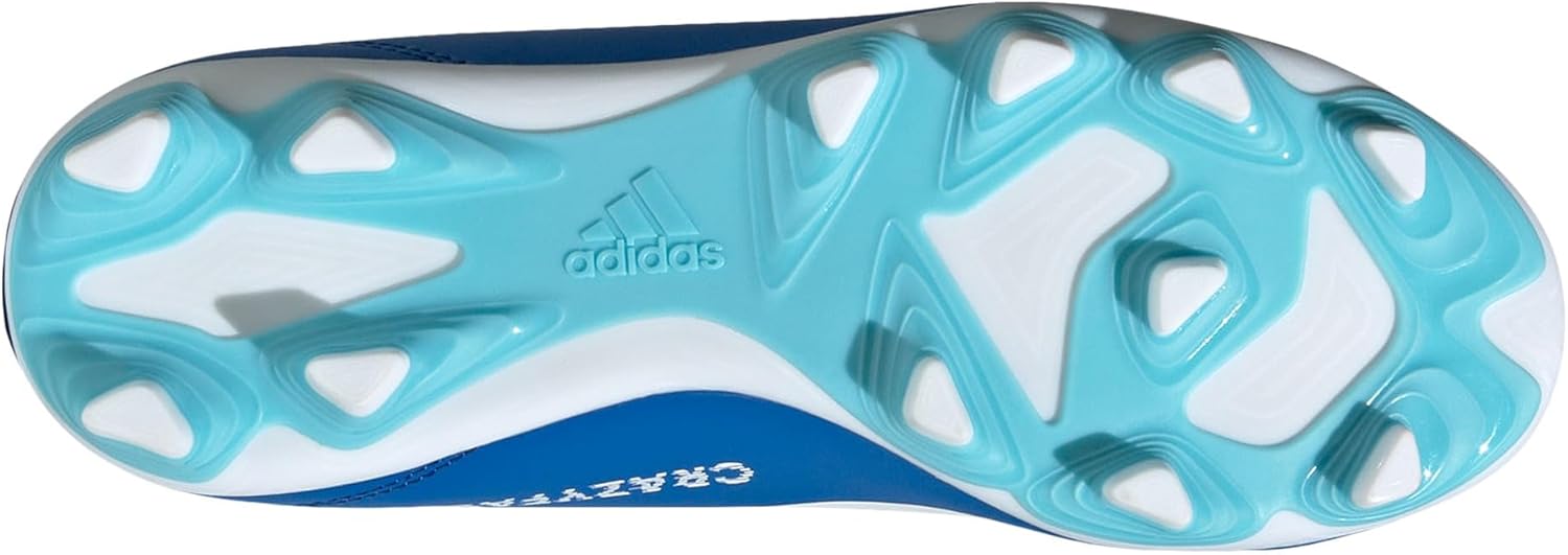 Детские кроссовки Adidas X Crazylight.4 Flexible Ground (унисекс), белый/красный — фото 3