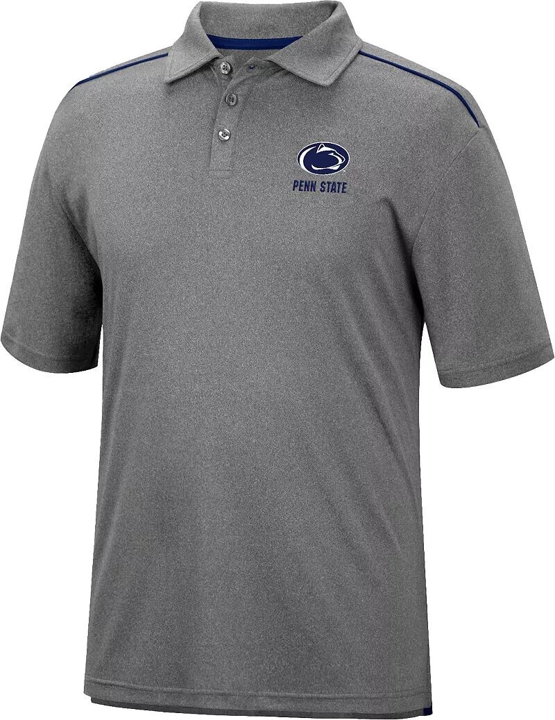 

Colosseum Мужская серая футболка-поло Penn State Nittany Lions