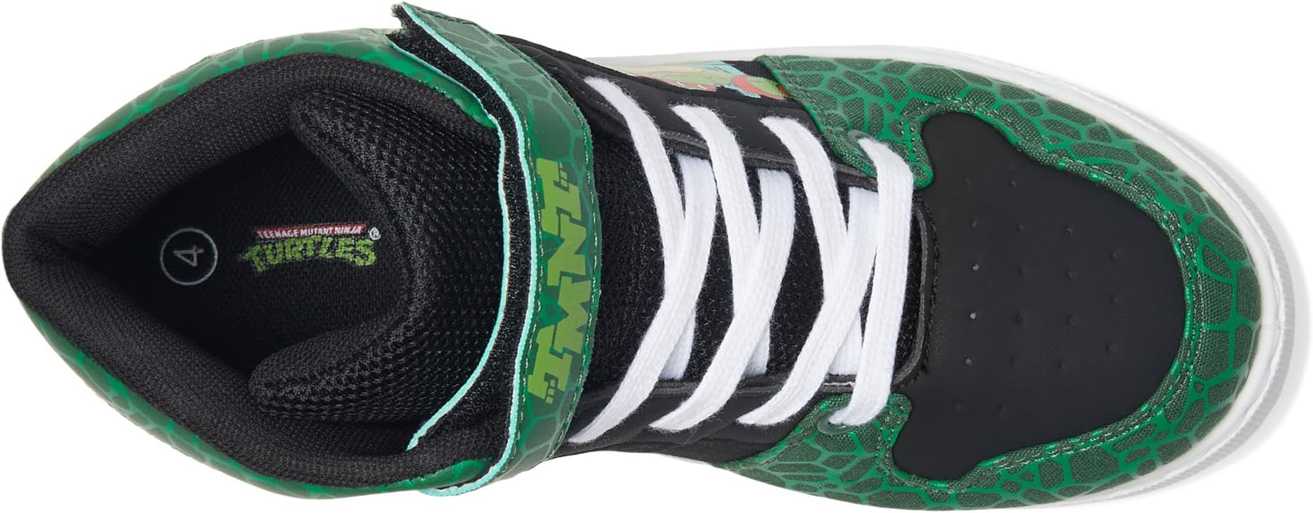 Кроссовки Josmo  Teenage Mutant Ninja Turtles Sneaker, Green/Black — фото 2
