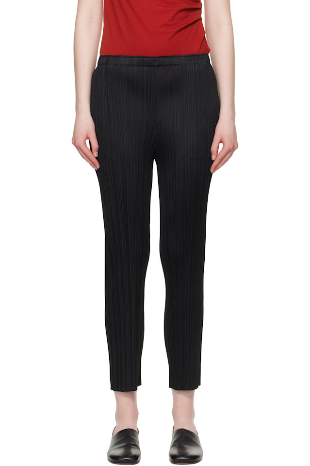 

Брюки Basics Pleats Please Issey Miyake, черный
