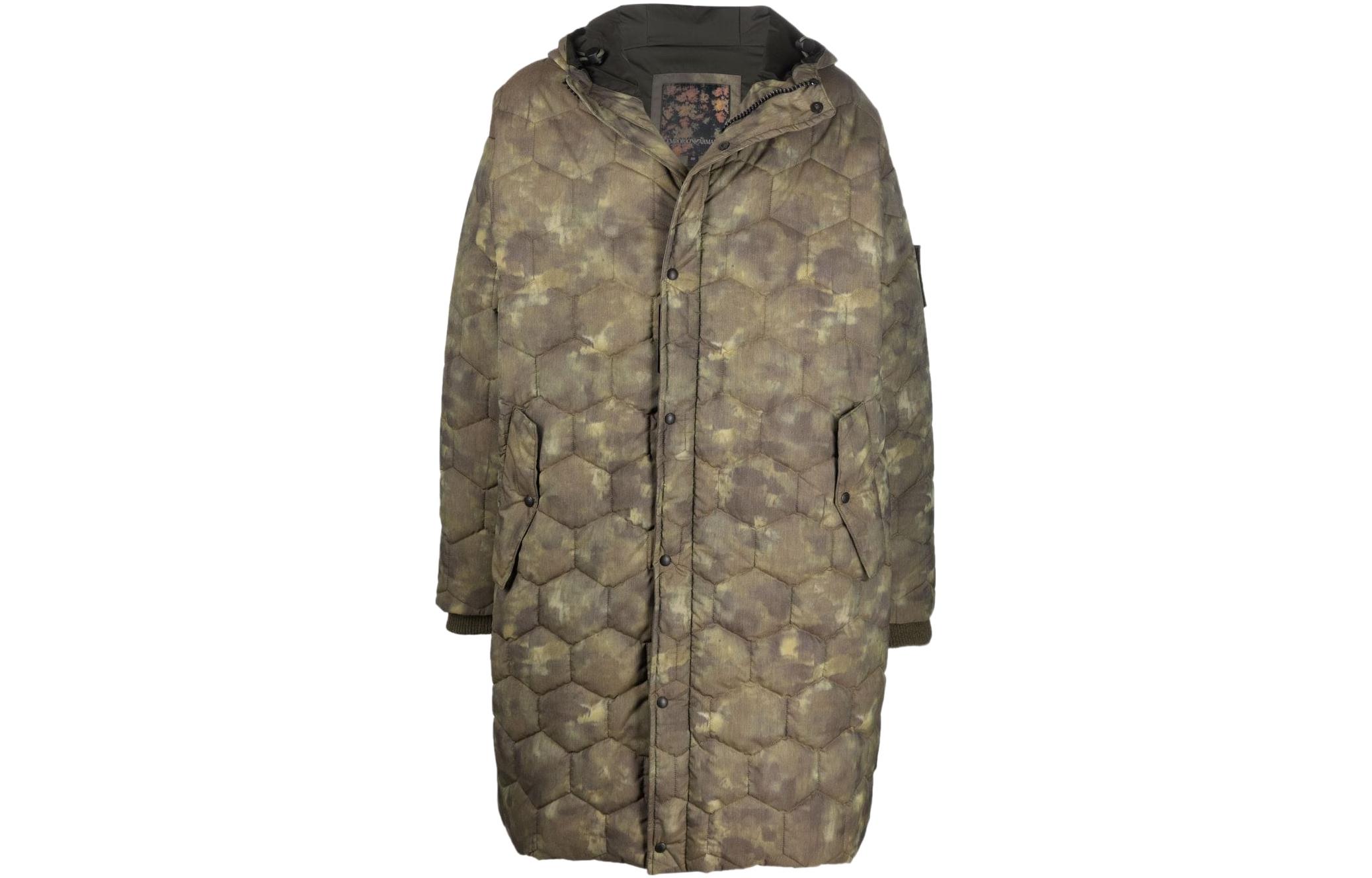 EMPORIO ARMANI Армейская зеленая куртка мужская, Army Green — фото 3