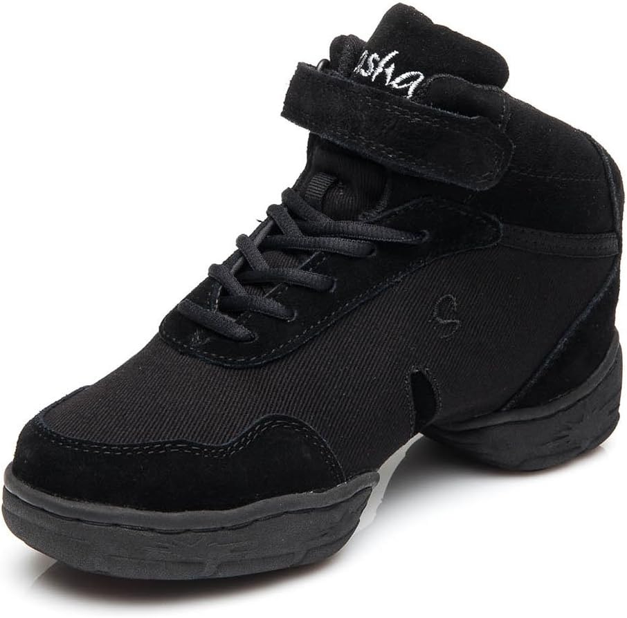 

Кроссовки для танцев DKZSYIM для мужчин и женщин Boost/Mодерн-джаз/Бальные выступления, спортивные танцевальные кроссовки, модель B51/B52/B53, черный