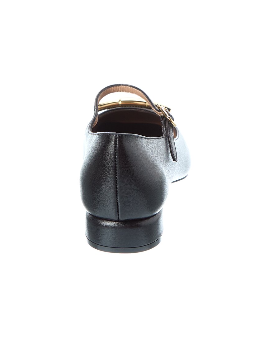 Туфли-лодочки Ferragamo Marry Leather Salvatore Ferragamo, черный — фото 3