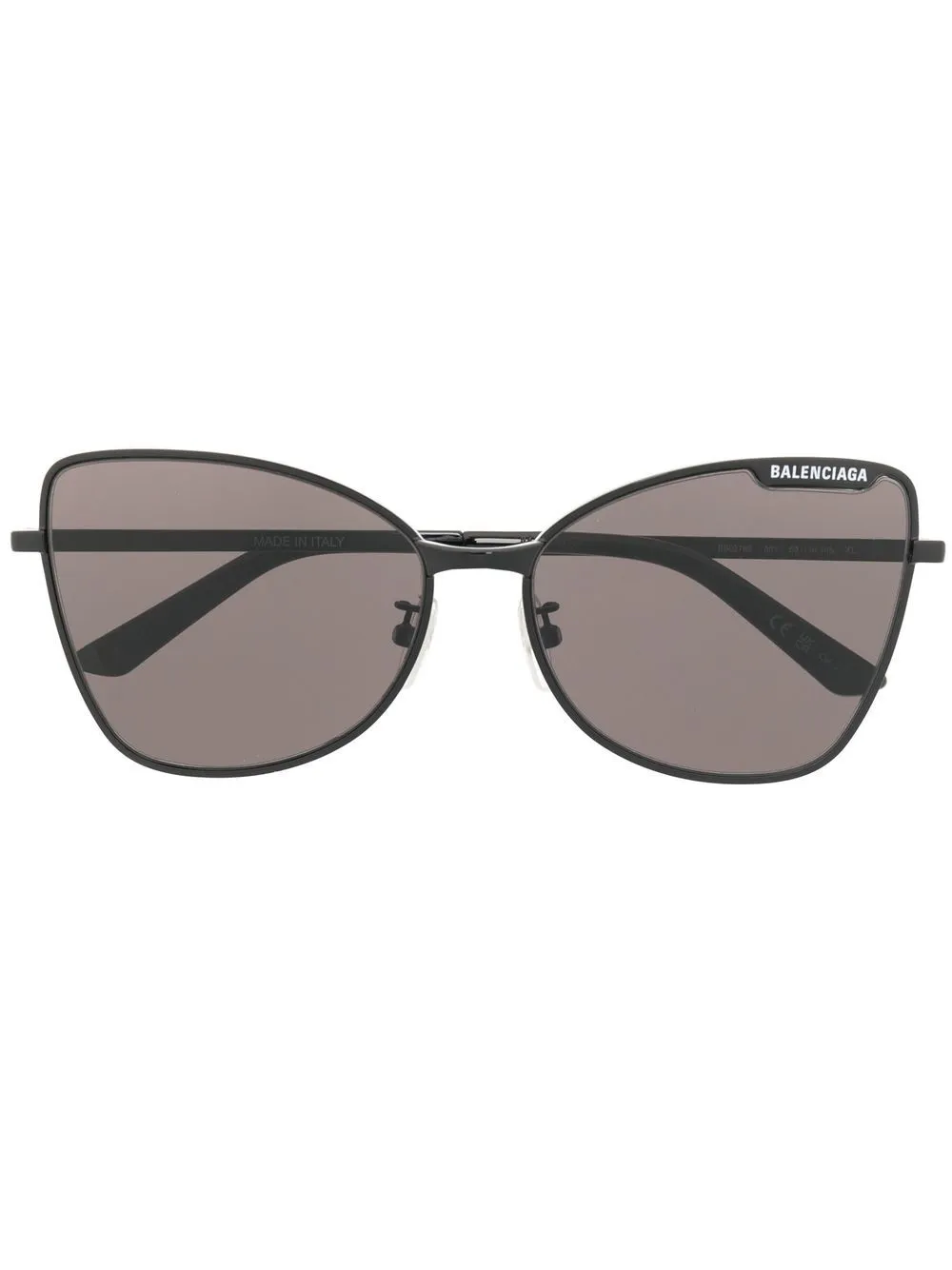 

Солнцезащитные очки в оправе 'кошачий глаз' Balenciaga Eyewear, черный