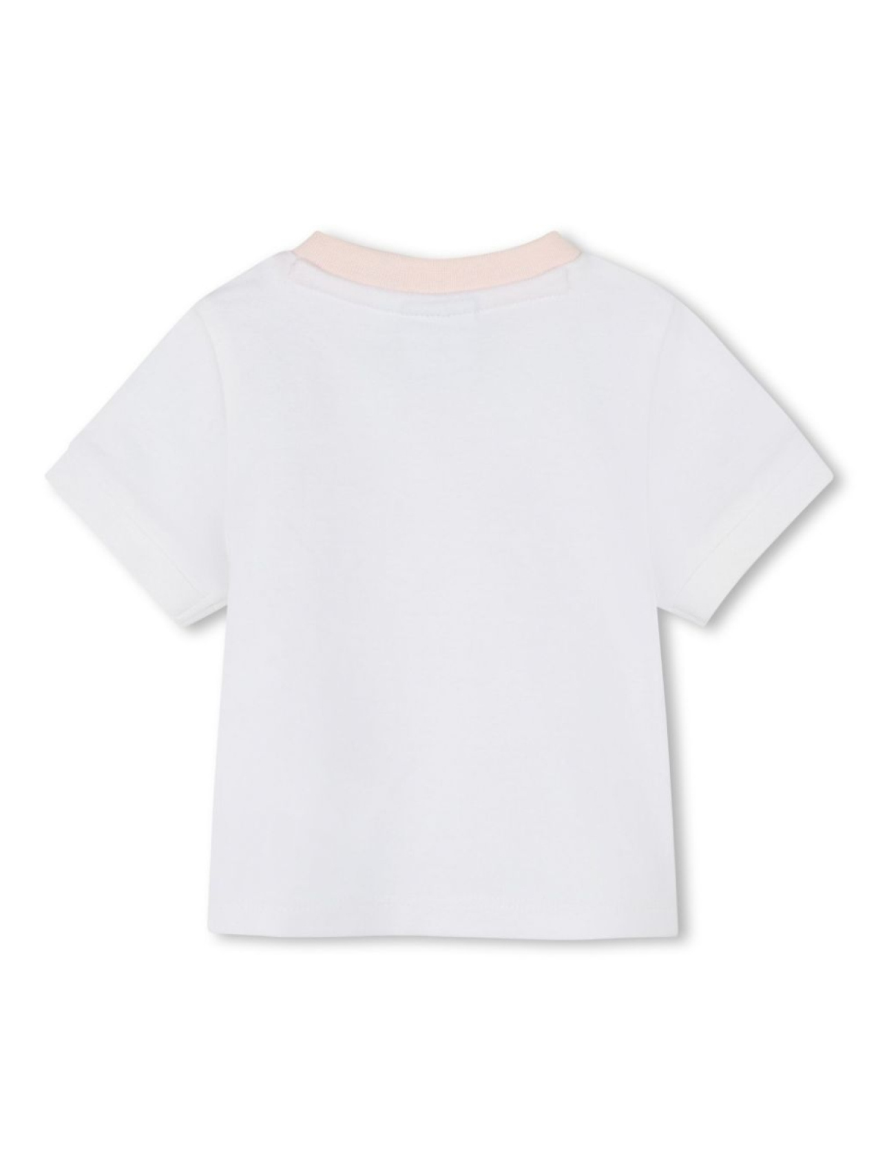 BOSS Kidswear комплект из топа и брюк в рубчик, белый — фото 2