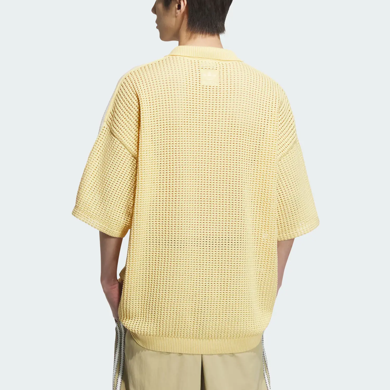 Поло SS25 мужская Adidas Originals, светло-оранжевый — фото 4