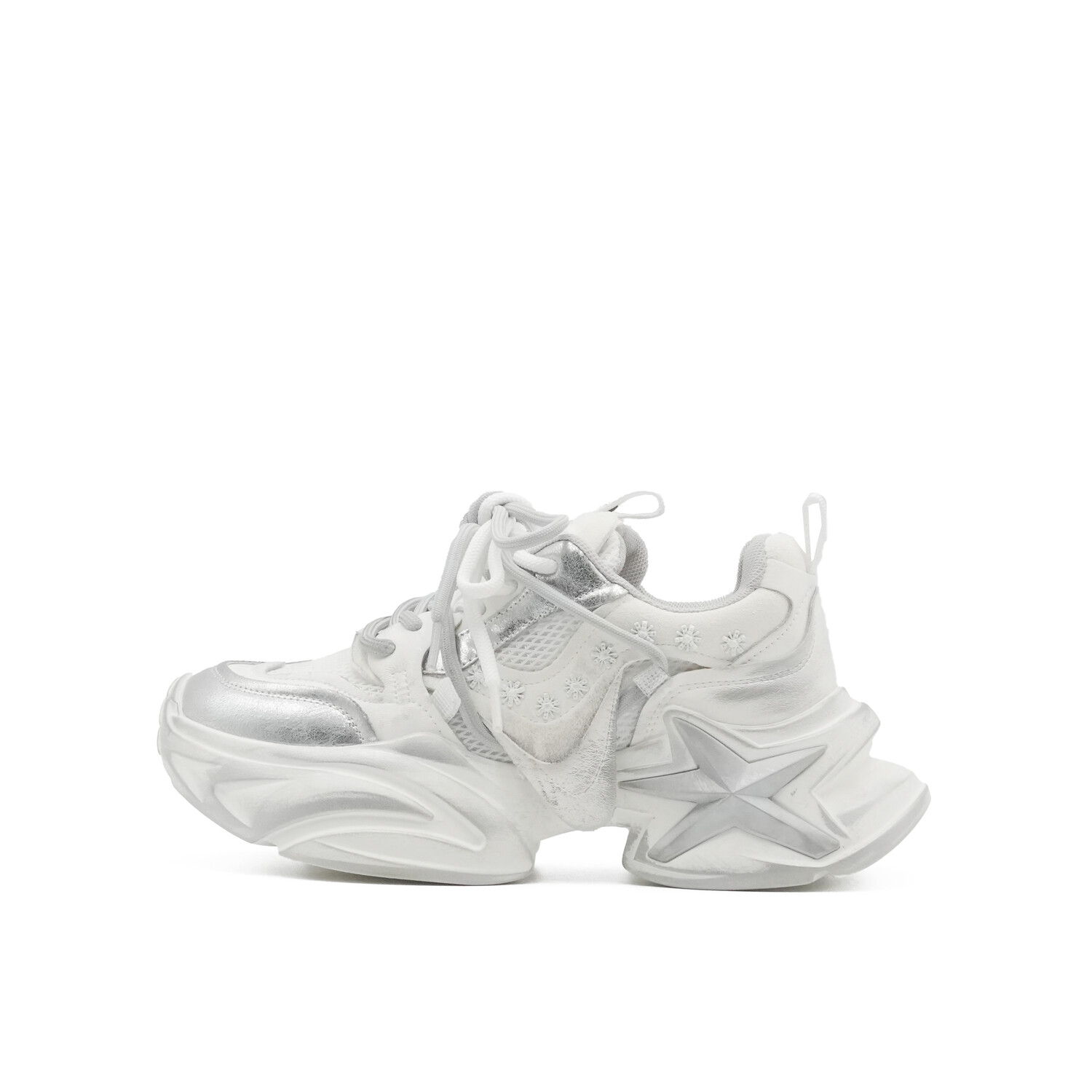 

Кроссовки женские Chunky Mid-Top белый Little Sue