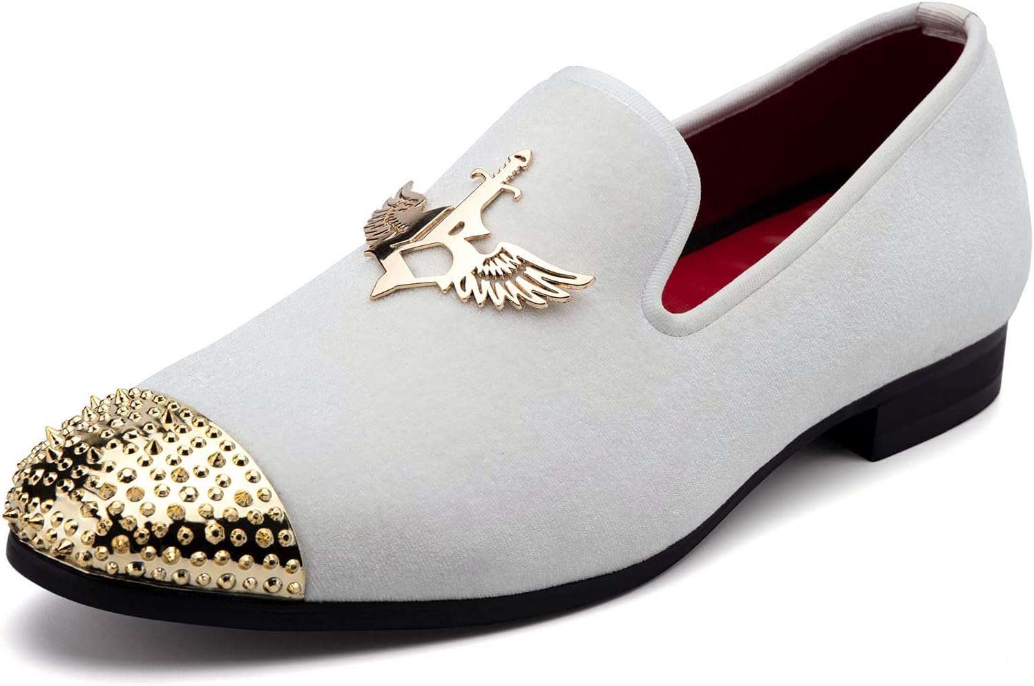 

Мужские туфли Meijiana - черные бархатные лоферы с металлической пряжкой - модные повседневные деловые туфли для мужчин - удобная резиновая подошва