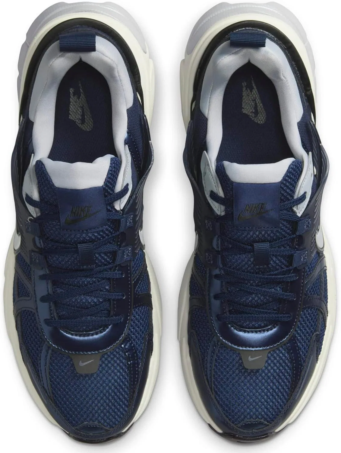 Женские беговые кроссовки Nike W V2k, Obsidian Obsidian Thunder Blue Wolf Grey — фото 4