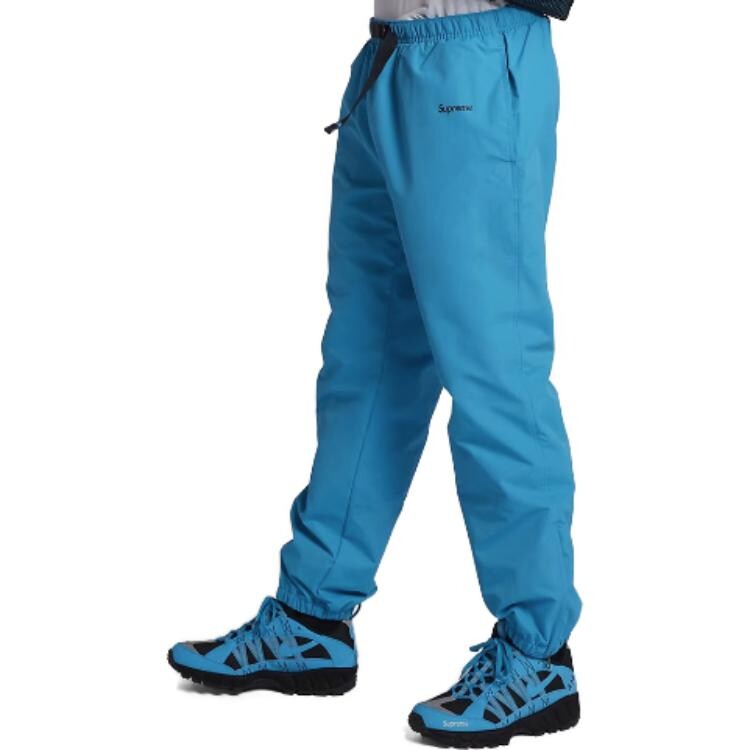 Спортивные штаны Supreme X Knit мужские небесно-голубые Nike, голубой — фото 2