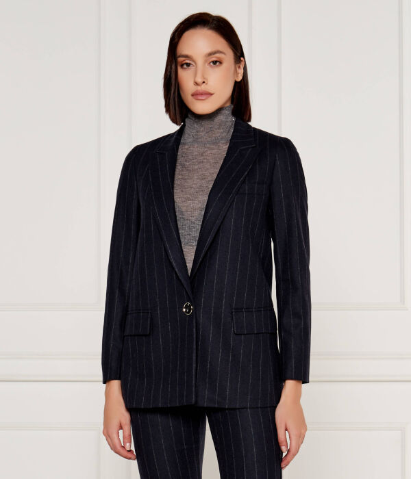 

Пиджак шерстяной Marella Regular Fit, синий