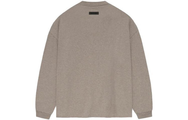Футболка fw23 long sleeve tee 'core heather' Fear Of God Essentials, серый — фото 2