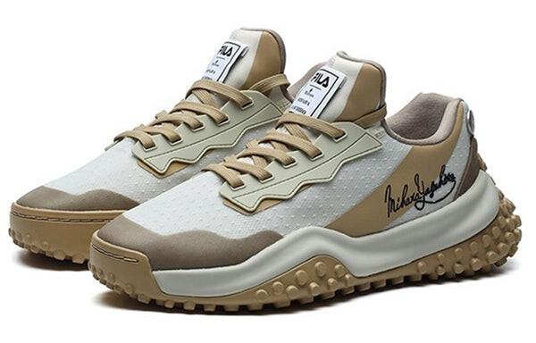 Кроссовки x mihara fm9 sneakers 'tan white' Fila Fusion, бежевый — фото 3
