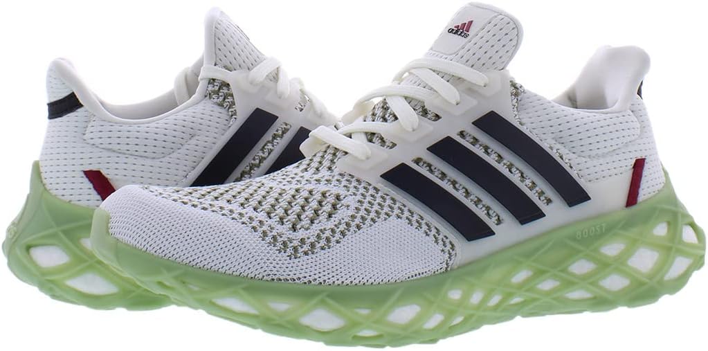 Мужские кроссовки Adidas Ultraboost 1.0, белый/черный/зеленый — фото 2