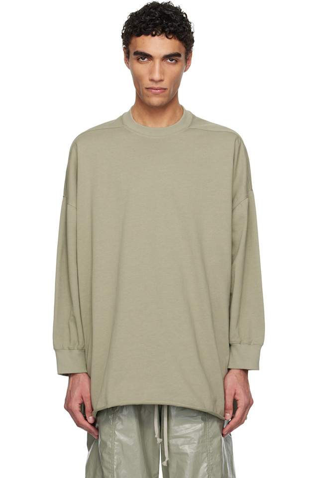 

Свитшот Hollywood Tommy LS Rick Owens, цвет celadon