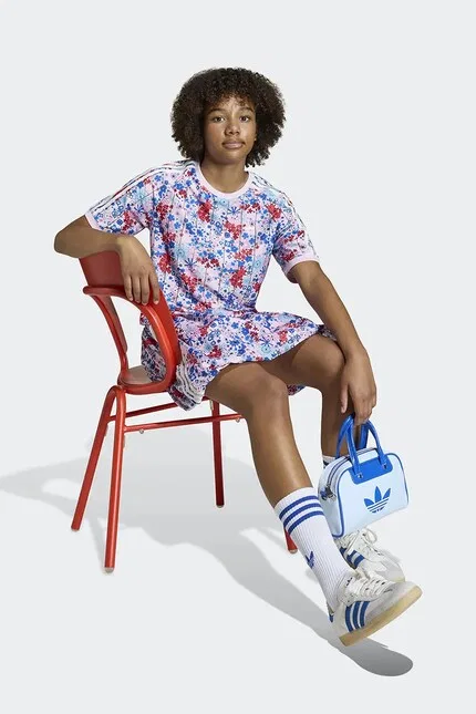 Футболка с коротким рукавом LIBERTY Adidas Originals, розовый — фото 4