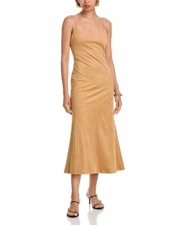 

Платье Надиры из искусственной замши Bardot, бежевый