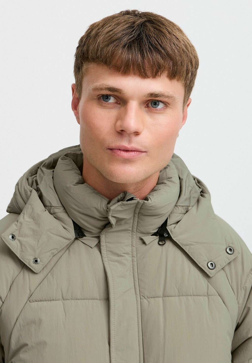 

Зимнее пальто MILO PUFFER Solid, бежевый
