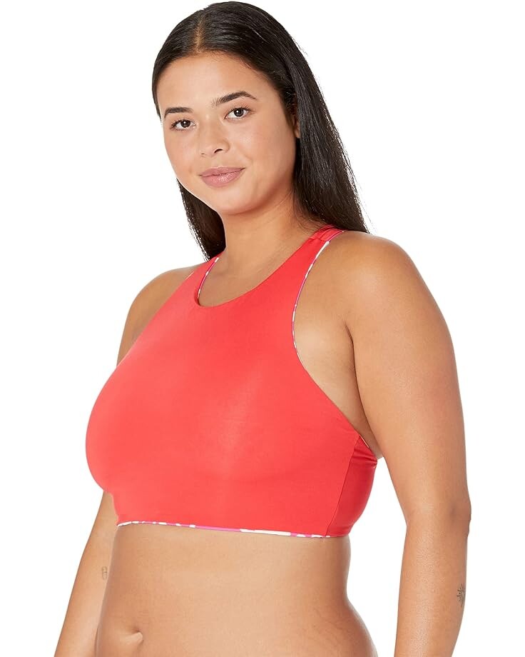 

Топ бикини Carve Designs Sanitas Reversible Bikini Top, цвет Orchard/Hot Red