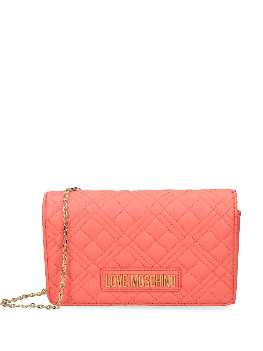 

Дутая сумка-сэтчел Love Moschino, красный