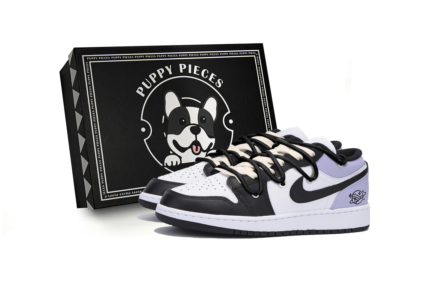 

Баскетбольные кроссовки Air 1 Vintage Men Low-Top Black/Purple Jordan