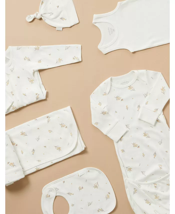 Набор для новорожденных Baby Boy и Baby Girl Purebaby, белый — фото 2